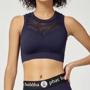 Phat Buddha Joe Dimaggio Mesh Crop Bra NWT